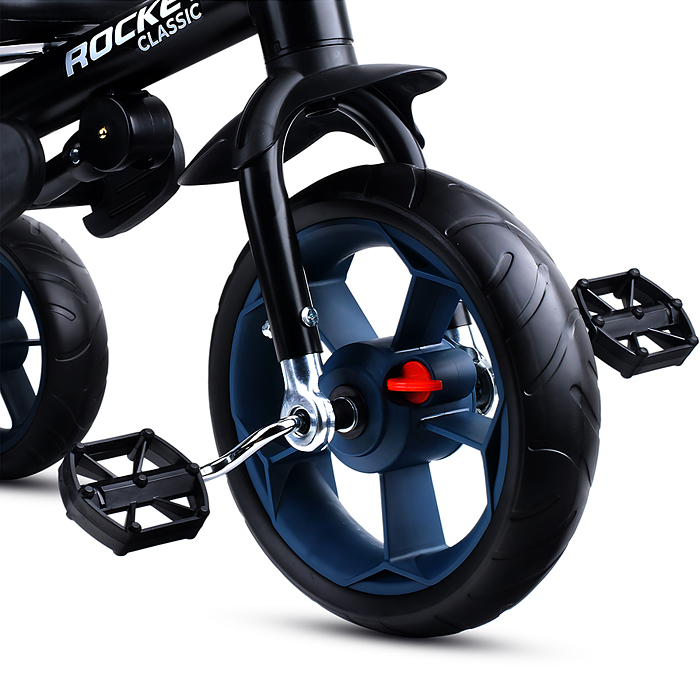 Фото к товару Велосипед трехколесный Rocket 136-BL, колеса EVA 10"/8", цвет синий Велосипед трехколесный Rocket 136-BL, колеса EVA 10"/8", цвет синий