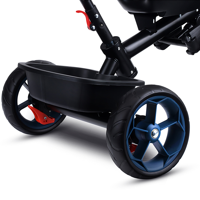 Фото к товару Велосипед трехколесный Rocket 136-BL, колеса EVA 10"/8", цвет синий Велосипед трехколесный Rocket 136-BL, колеса EVA 10"/8", цвет синий