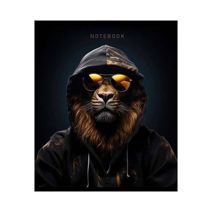 Тетрадь 48л. клетка А5 "Крутые пацаны" скрепка