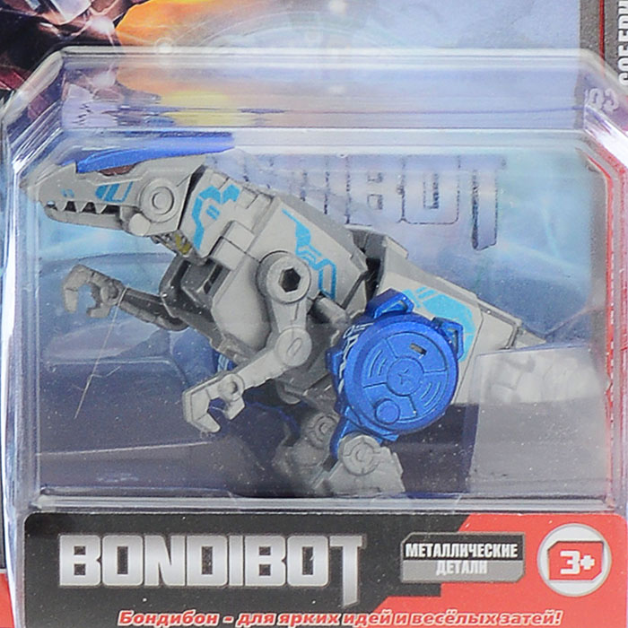 Фото к товару Трансформер 2в1 "Робот-велоцираптор" метал. детали Трансформер 2в1 "Робот-велоцираптор" метал. детали