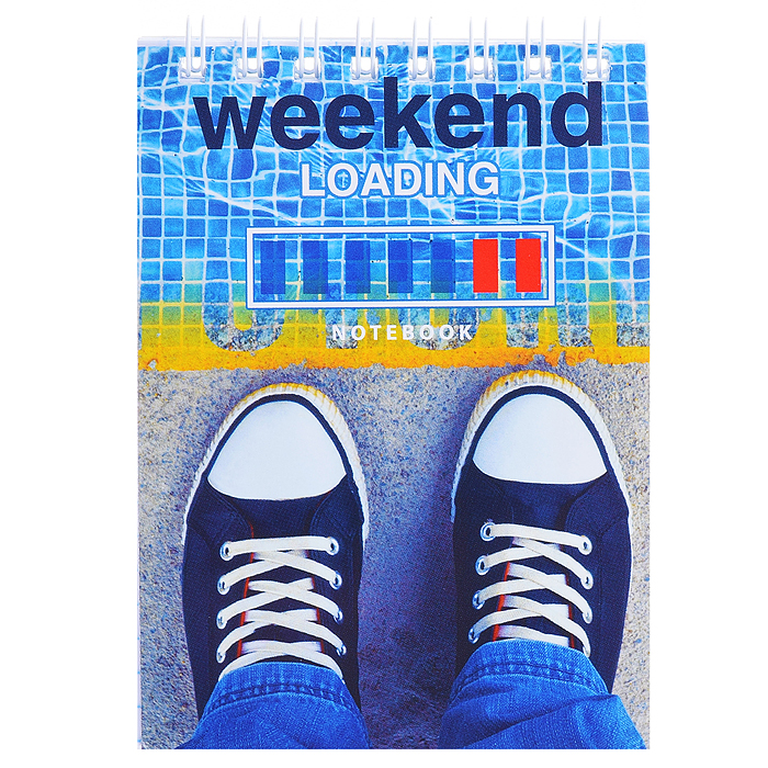 Блокнот 40л. А7 клетка, гребень Микс 2  