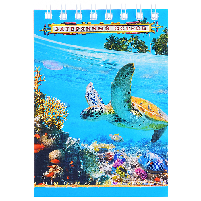 Блокнот 40л. А7 клетка, гребень Микс 2  