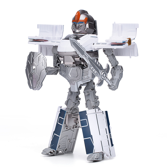 Фото к товару Трансформер 2в1 "Робот-поезд" цвет голубой, BOX 27,6х21,3х10,9см Трансформер 2в1 "Робот-поезд" цвет голубой, BOX 27,6х21,3х10,9см