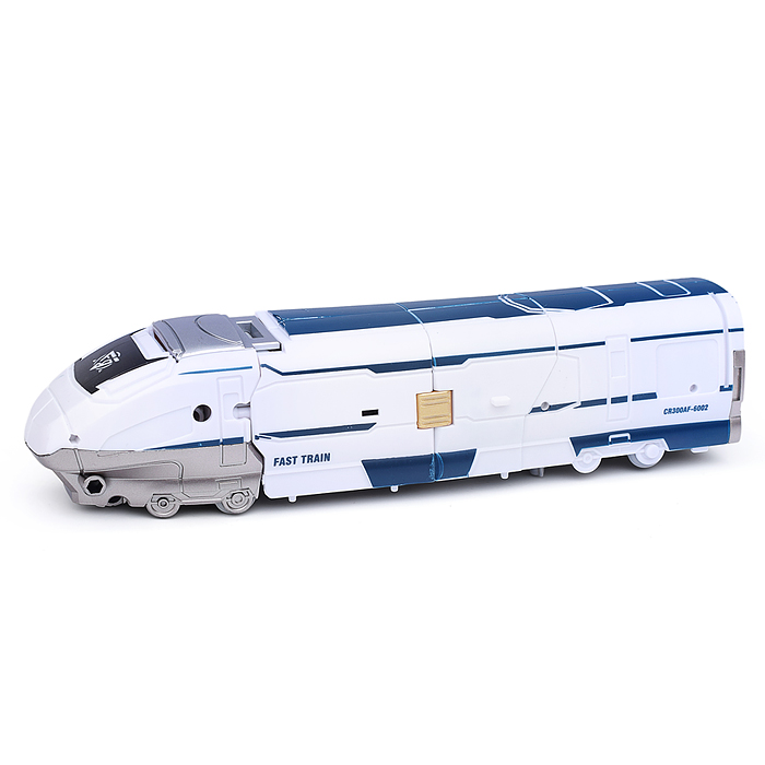 Фото к товару Трансформер 2в1 "Робот-поезд" цвет голубой, BOX 27,6х21,3х10,9см Трансформер 2в1 "Робот-поезд" цвет голубой, BOX 27,6х21,3х10,9см