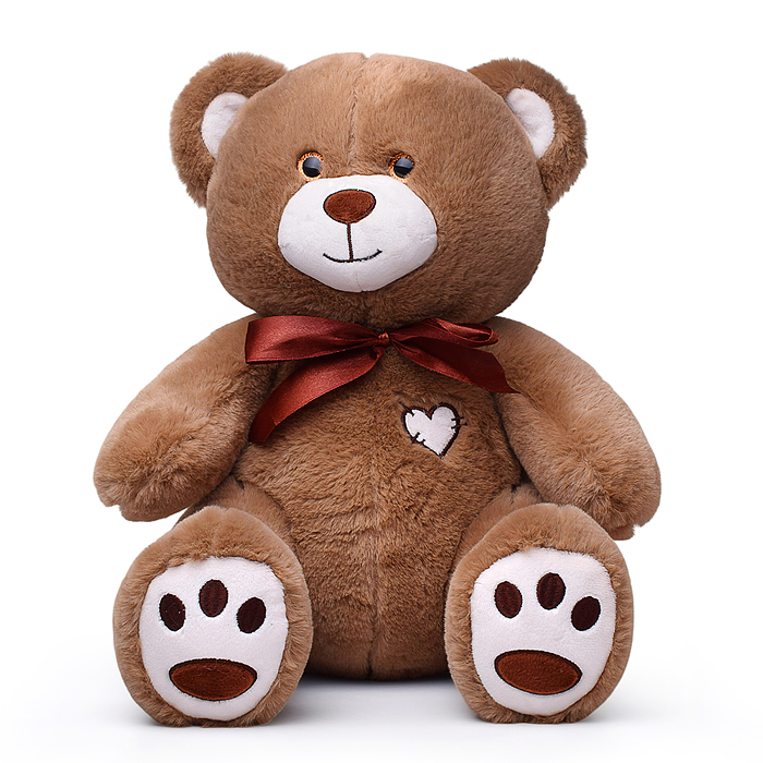 Медведь Фил, 30 см сидя, серый