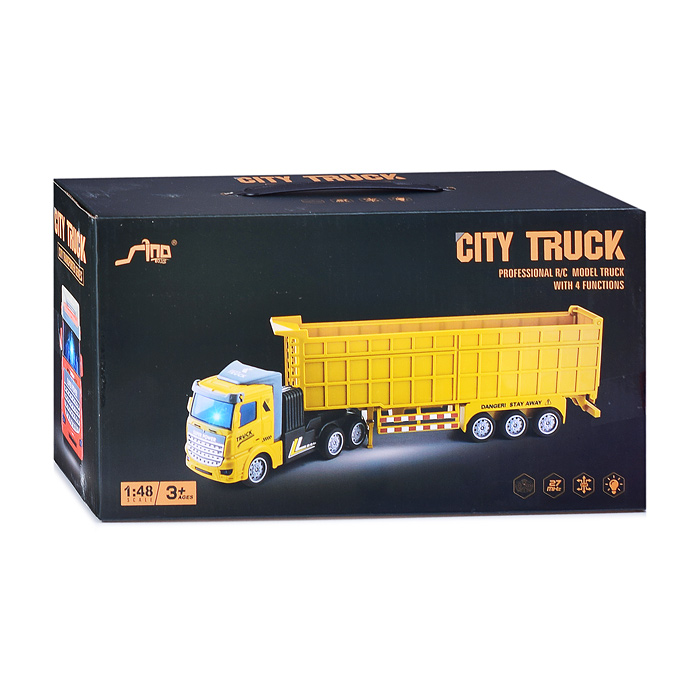 Фото к товару Автовоз QH200-12D р/у, 27MHz, в коробке Автовоз QH200-12D р/у, 27MHz, в коробке