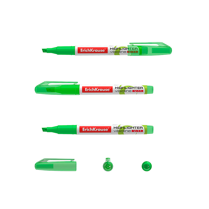 Текстмаркер Visioline V-11 Neon, цвет чернил зеленый  