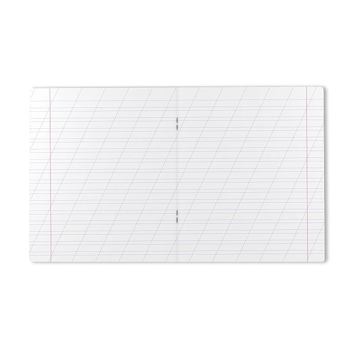 Фото к товару Тетрадь 12л., косая линия, скрепка, офсет 60 гр Тетрадь 12л., косая линия, скрепка, офсет 60 гр