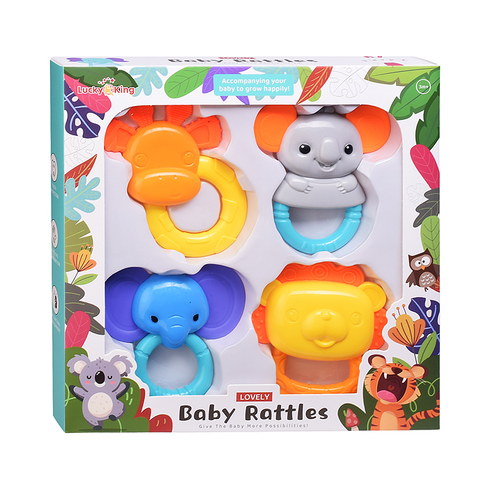 Фото к товару Набор погремушек K225H43 "Весёлое детство" в коробке Набор погремушек K225H43 "Весёлое детство" в коробке