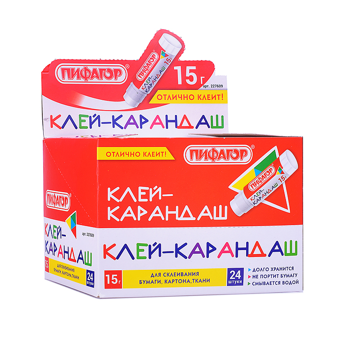 Фото к товару Клей-карандаш 15 г Клей-карандаш 15 г