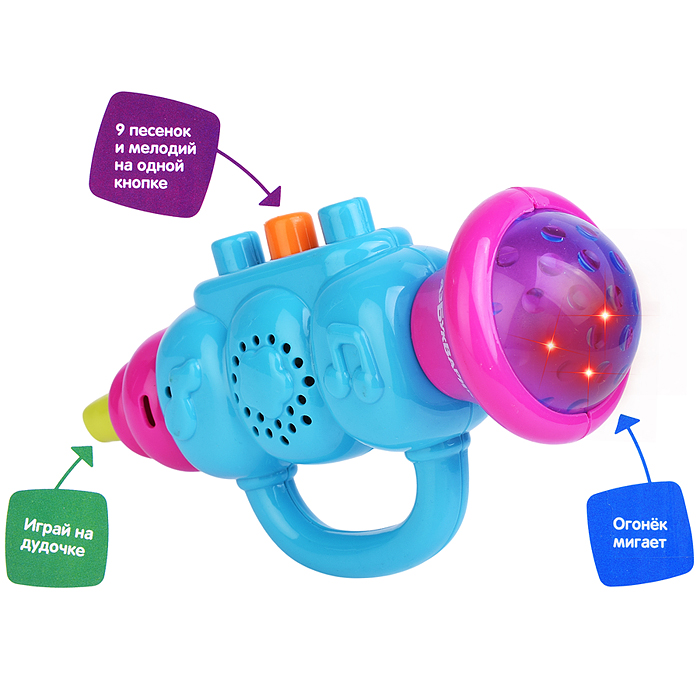 Дудочка (Музыкальные инструменты) Голубой