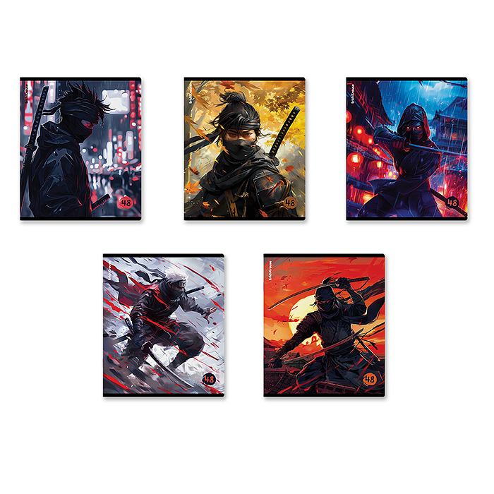 Тетрадь 48л. клетка "Samurai" Тетрадь 48л. клетка "Samurai"