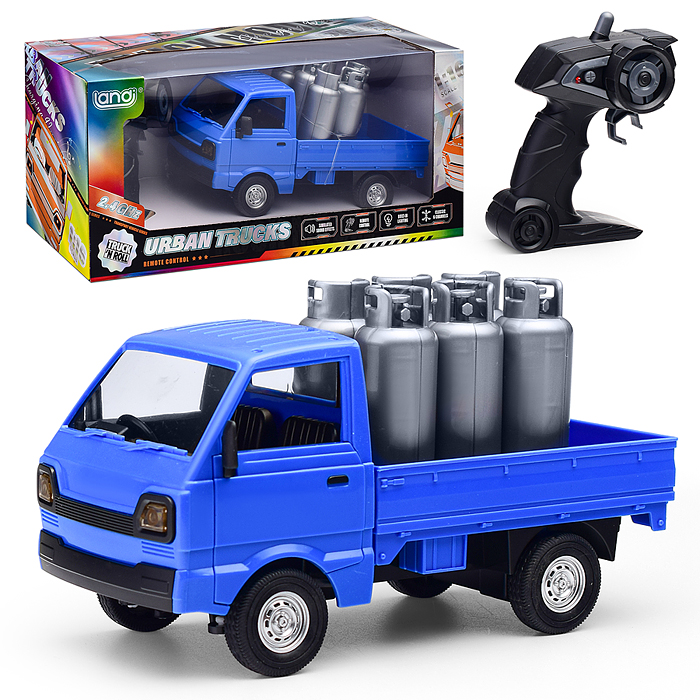 Машина QH922-11 "Грузовичок газовоз" р/у, 27 MGz, в коробке