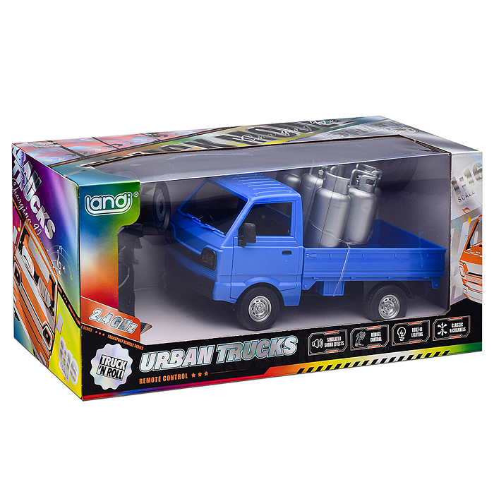 Фото к товару Машина QH922-11 "Грузовичок газовоз" р/у, 27 MGz, в коробке Машина QH922-11 "Грузовичок газовоз" р/у, 27 MGz, в коробке