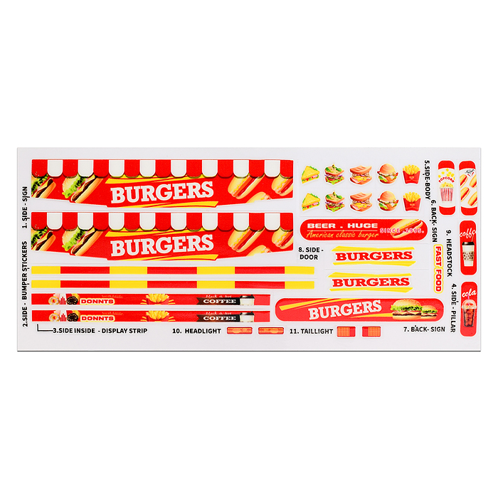 Фото к товару Машина QH922-9 "Грузовичок фастфуд" свет, звук р/у, 27 MGz, в коробке Машина QH922-9 "Грузовичок фастфуд" свет, звук р/у, 27 MGz, в коробке