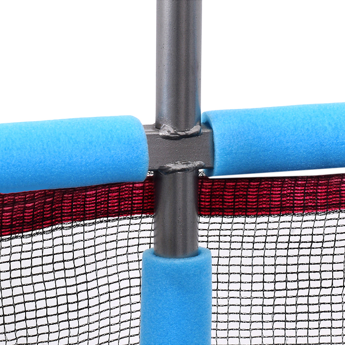 Фото к товару Батут ROCKET, d=140, внешняя сетка высотой 74 см., общая высота 110 см. синий Батут ROCKET, d=140, внешняя сетка высотой 74 см., общая высота 110 см. синий