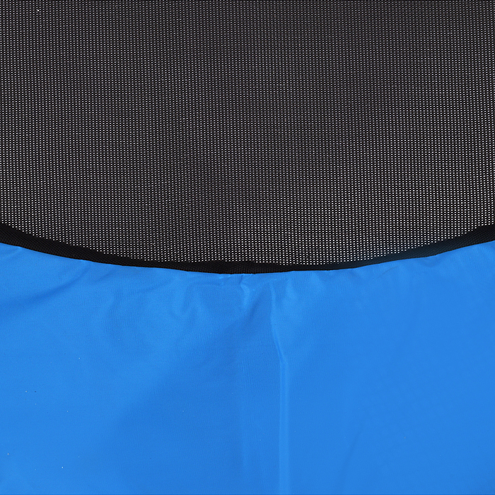 Фото к товару Батут ROCKET, d=140, внешняя сетка высотой 74 см., общая высота 110 см. синий Батут ROCKET, d=140, внешняя сетка высотой 74 см., общая высота 110 см. синий