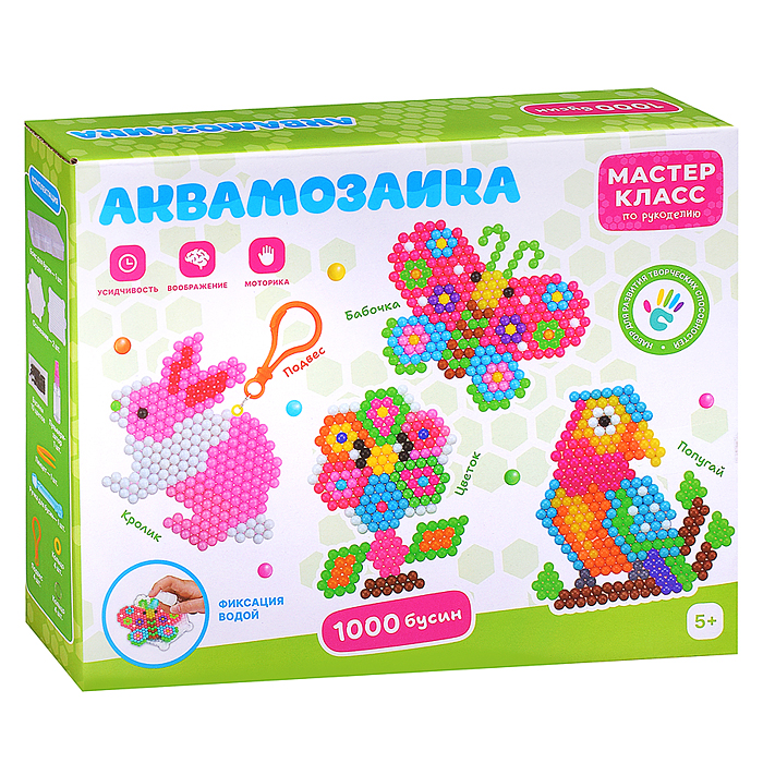 Мозаика-аква MK0024-2 "Животный мир" в коробке