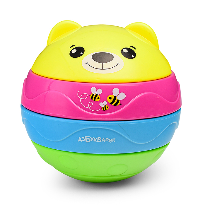 Фото к товару Мишутка (Музыкальный мячик-пирамидка) Мишутка (Музыкальный мячик-пирамидка)