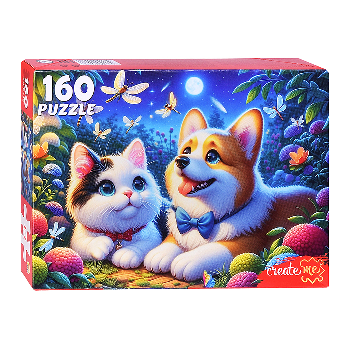 Пазлы 160 "Ночные друзья"