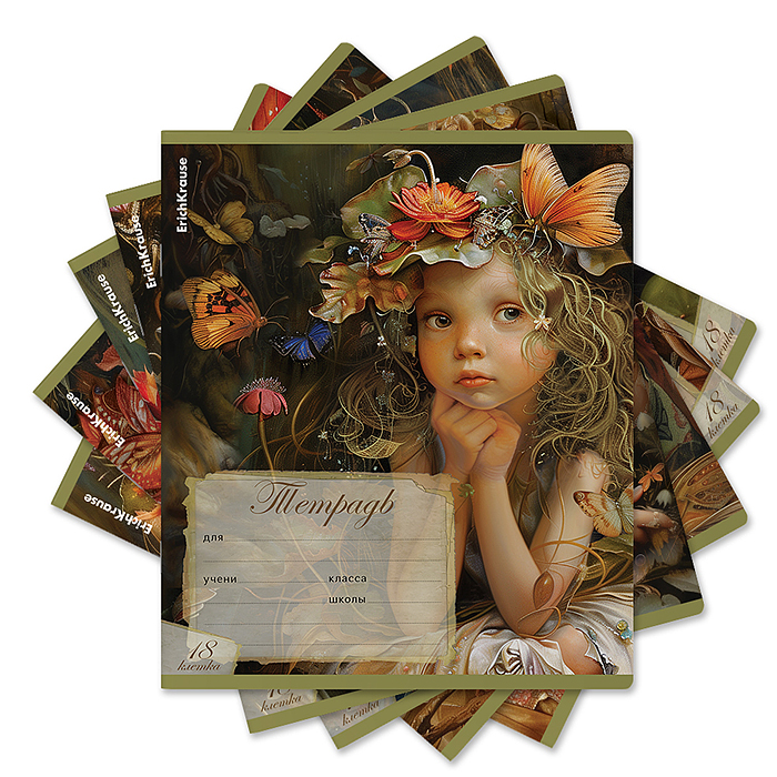 Тетрадь 18л. клетка "Forest Fairy" Тетрадь 18л. клетка "Forest Fairy"