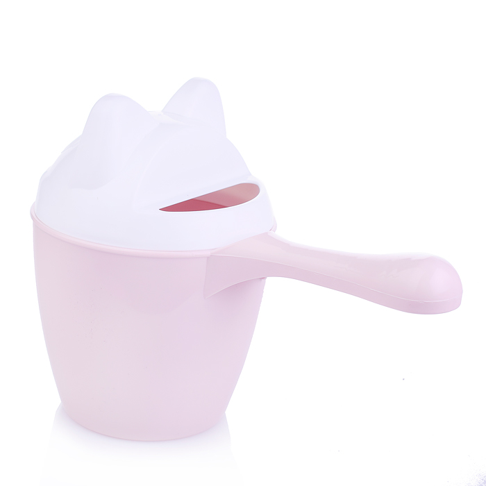 Ковш с крышкой "Котофей" (розовый)