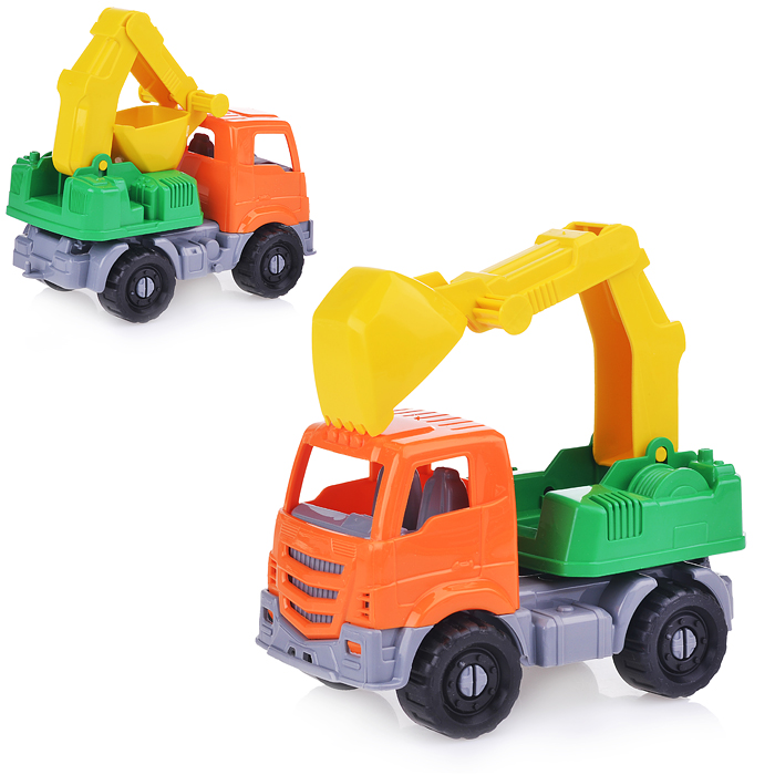 Машинка Экскаватор "Ярослав" Строительный 16 см. Машинка Экскаватор "Ярослав" Строительный 16 см.