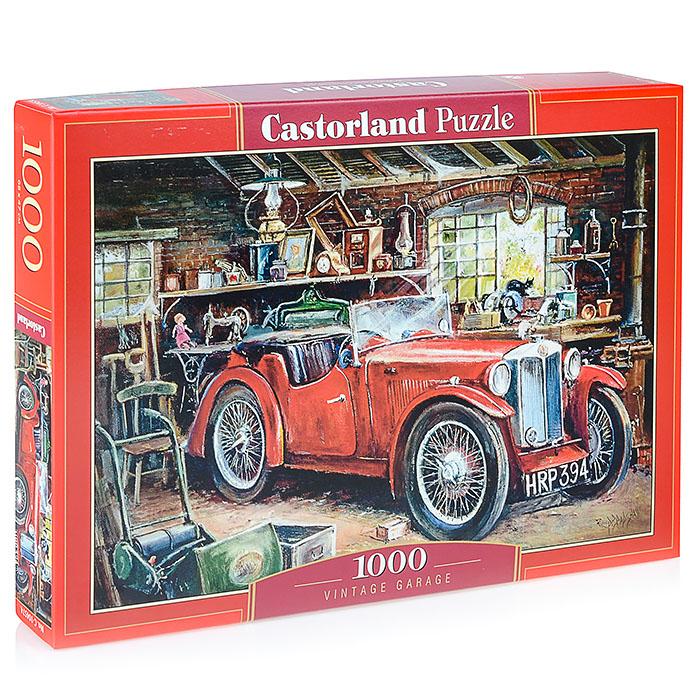 Пазлы 1000 "Старинный гараж"