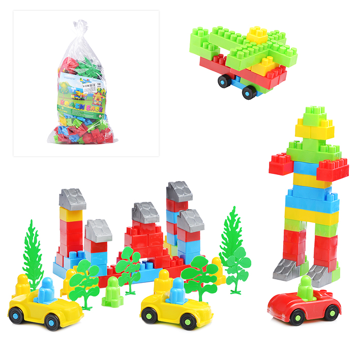 Конструктор "Комби Блок" 150 дет. Конструктор "Комби Блок" 150 дет.