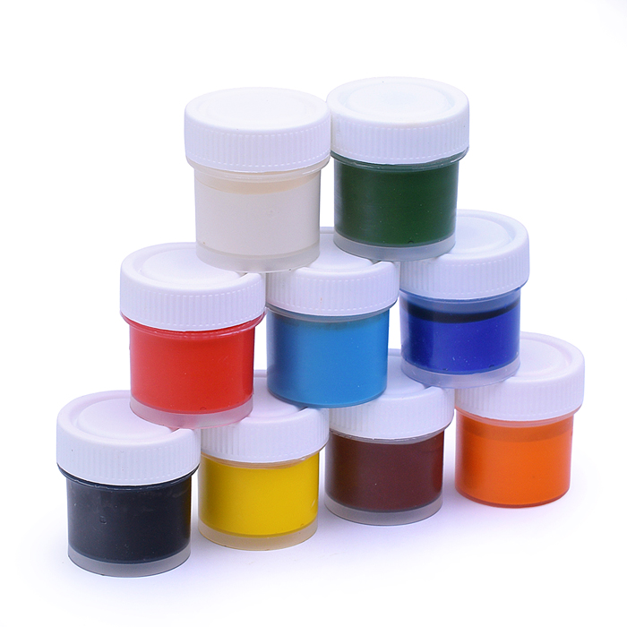 Фото к товару Гуашь 9 цветов по 15 мл. "Funny Friends" Гуашь 9 цветов по 15 мл. "Funny Friends"