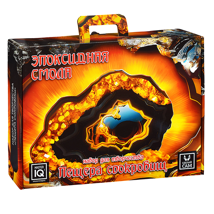 Набор для рисования абстрактных картин эпоксидной смолой. "Жеода".