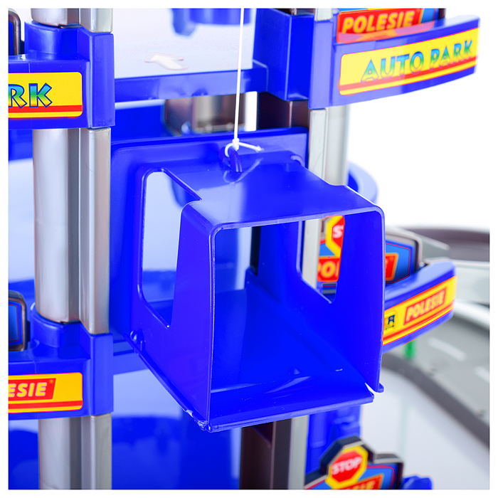 Фото к товару Паркинг 4-уровневый с дорогой и автомобилями, синий (в коробке) Паркинг 4-уровневый с дорогой и автомобилями, синий (в коробке)