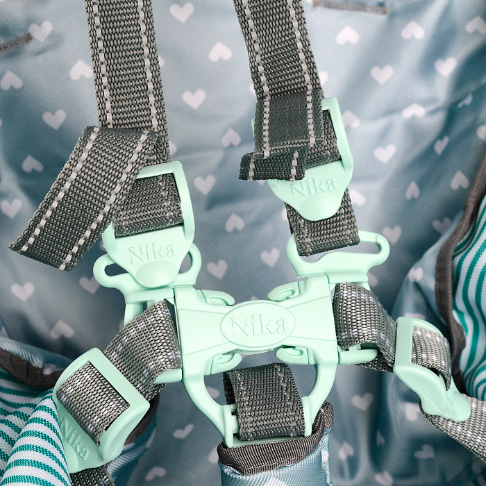 Фото к товару Коляска комбинированная "Наши детки 5-2" (мятный) Коляска комбинированная "Наши детки 5-2" (мятный)