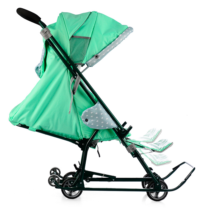 Фото к товару Коляска комбинированная "Наши детки 5-2" (мятный) Коляска комбинированная "Наши детки 5-2" (мятный)