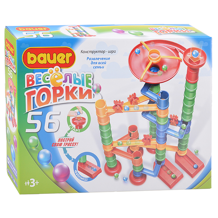 Конструктор 583 Игровой набор Весёлые горки 56 Конструктор 583 Игровой набор Весёлые горки 56