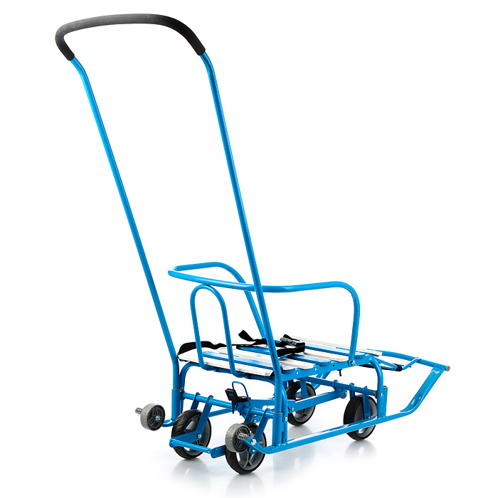 Фото к товару Игрушка. Санки детские "Тимка 5 универсал+" (голубой) Игрушка. Санки детские "Тимка 5 универсал+" (голубой)