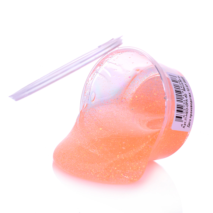 Слайм Пегас, 50 гр. неоновый оранжевый  