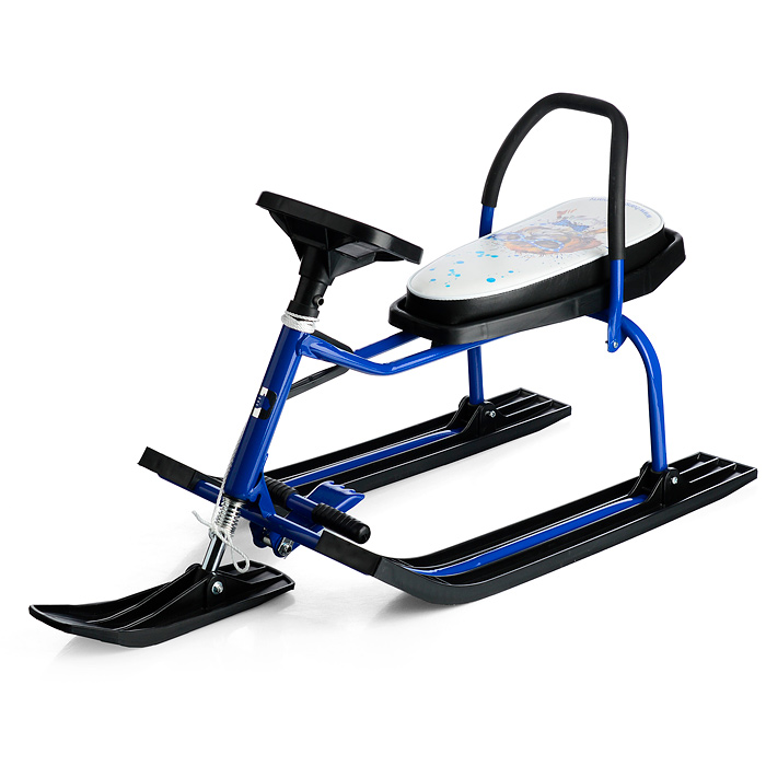 Игрушка Снегокат детский 218 "New Look" с высокой рамой и со спинкой (Тина) 