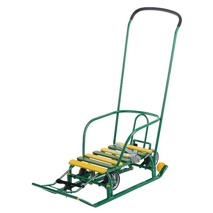 Игрушка. Санки детские "Тимка 5 универсал+" (зеленый) Игрушка. Санки детские "Тимка 5 универсал+" (зеленый)