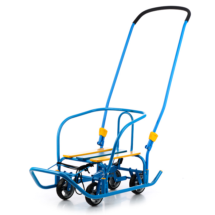 Игрушка. Санки детские "Ветерок 7 универсал+" (голубой) Игрушка. Санки детские "Ветерок 7 универсал+" (голубой)