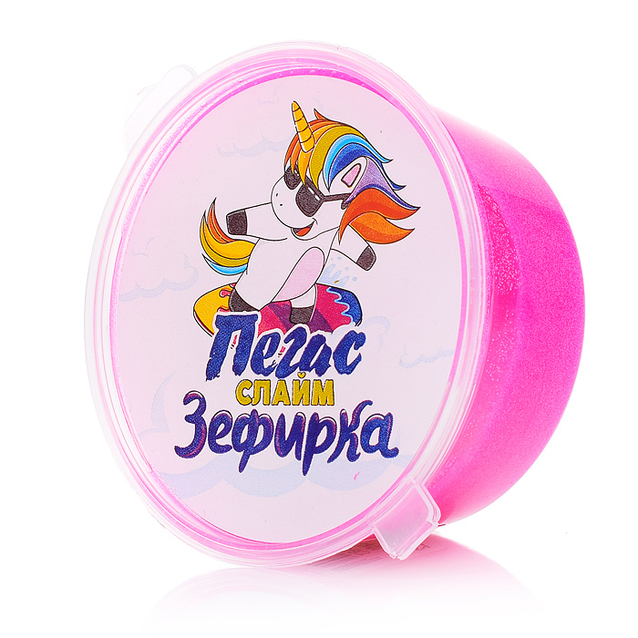 Слайм Зефирка, маджента 50 гр. Слайм Зефирка, маджента 50 гр.