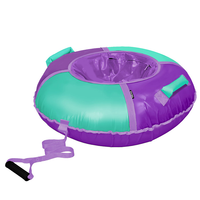 Фото к товару Игрушка. Тюбинг "Классик" 70см (фиолетовый-мятный) Игрушка. Тюбинг "Классик" 70см (фиолетовый-мятный)