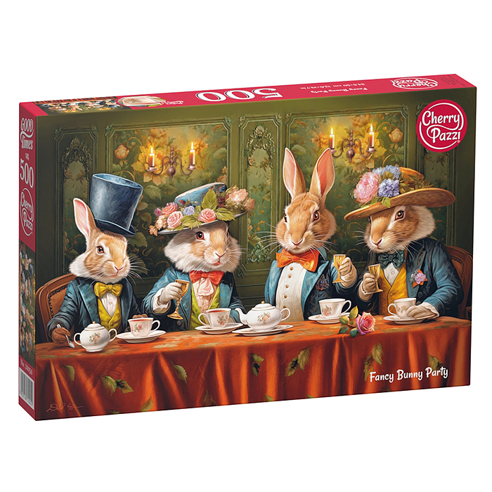 Пазл 500 "Вечеринка кроликов" Пазл 500 "Вечеринка кроликов"