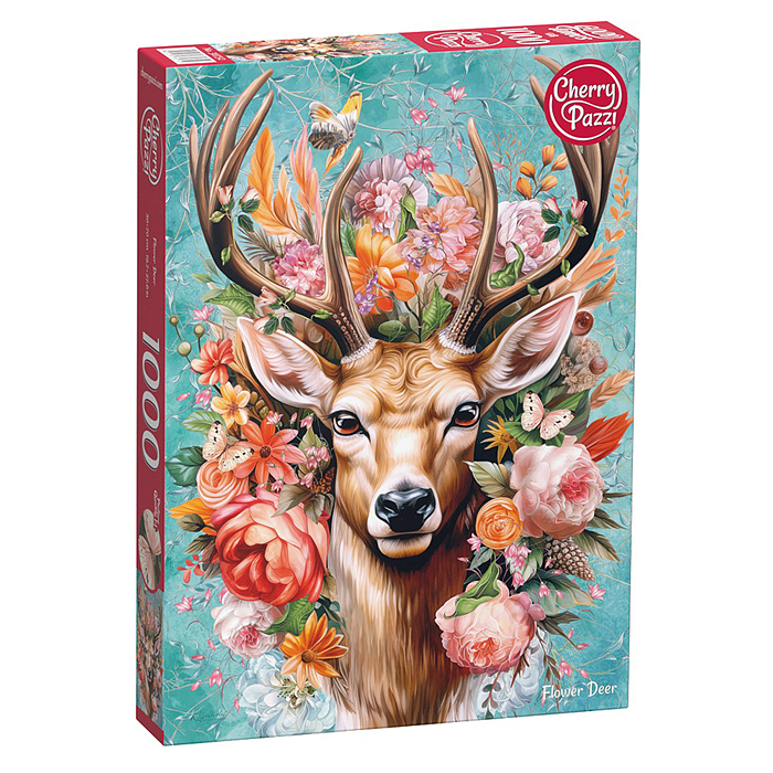 Пазл 1000 "Цветочный олень" Пазл 1000 "Цветочный олень"