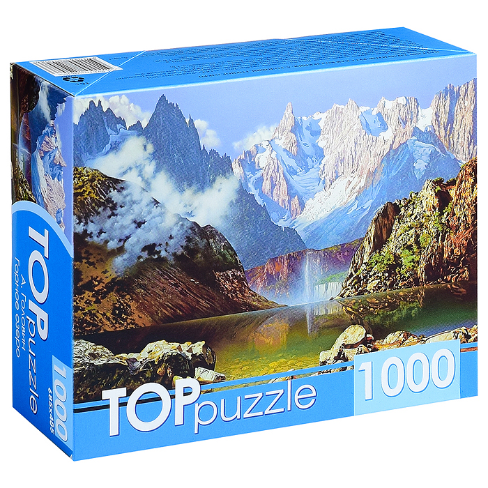 Пазлы 1000 TOPpuzzle "А. Головин. Горное озеро" Пазлы 1000 TOPpuzzle "А. Головин. Горное озеро"