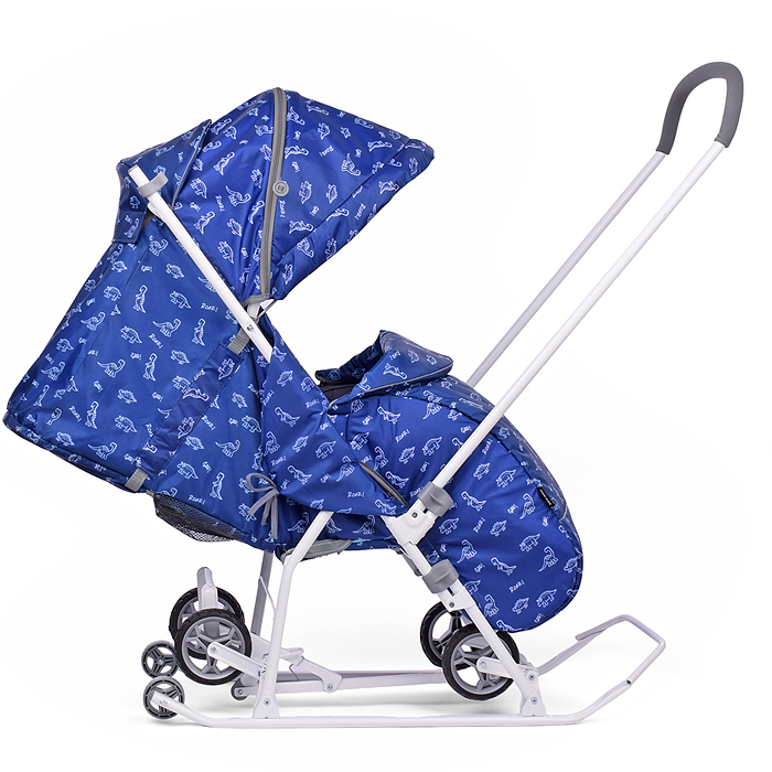 Фото к товару Коляска комбинированная "Наши детки 3-1К" (принт с динозавриками) Коляска комбинированная "Наши детки 3-1К" (принт с динозавриками)