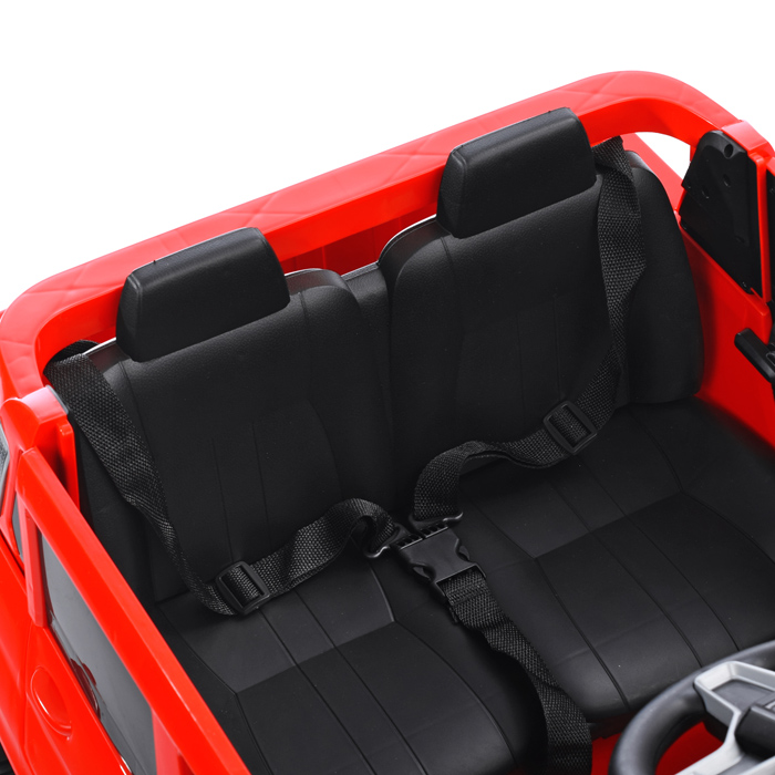 Электромобиль U023397Y "Городской гигант" на аккумуляторе, с р/у управлением, в коробке (красный)