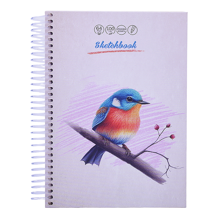 Скетчбук А5, 64л, "На ветке-1" Скетчбук А5, 64л, "На ветке-1"