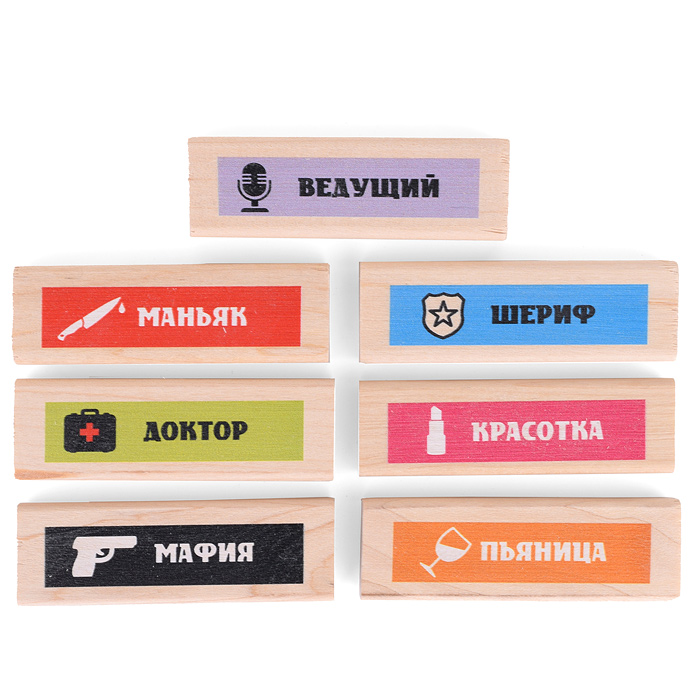 Фото к товару Настольная игра "Джанга башня "Мафия" (54 бруска) Настольная игра "Джанга башня "Мафия" (54 бруска)