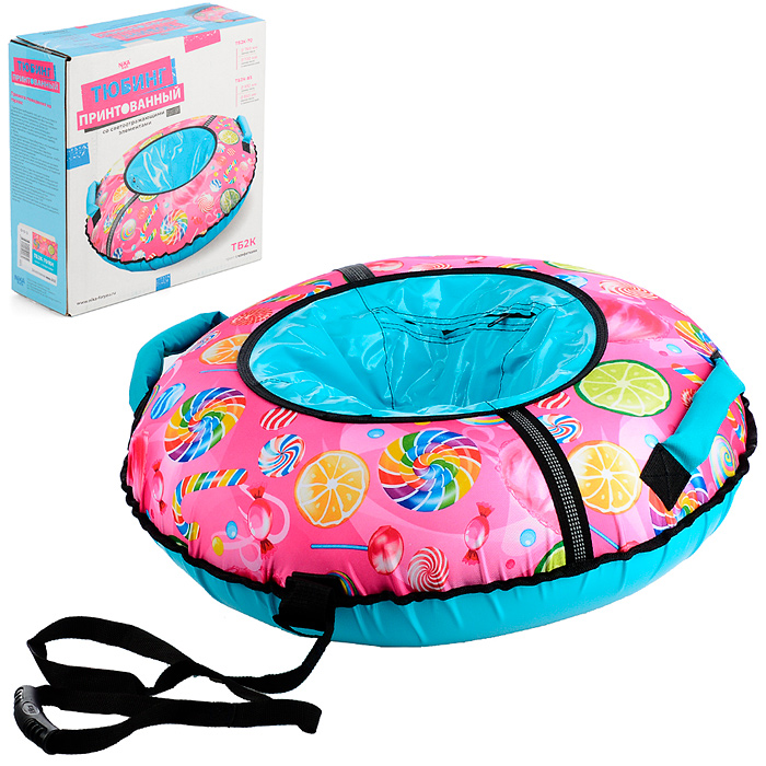 Игрушка. Тюбинг принтованный 70см (с конфетками) Игрушка. Тюбинг принтованный 70см (с конфетками)